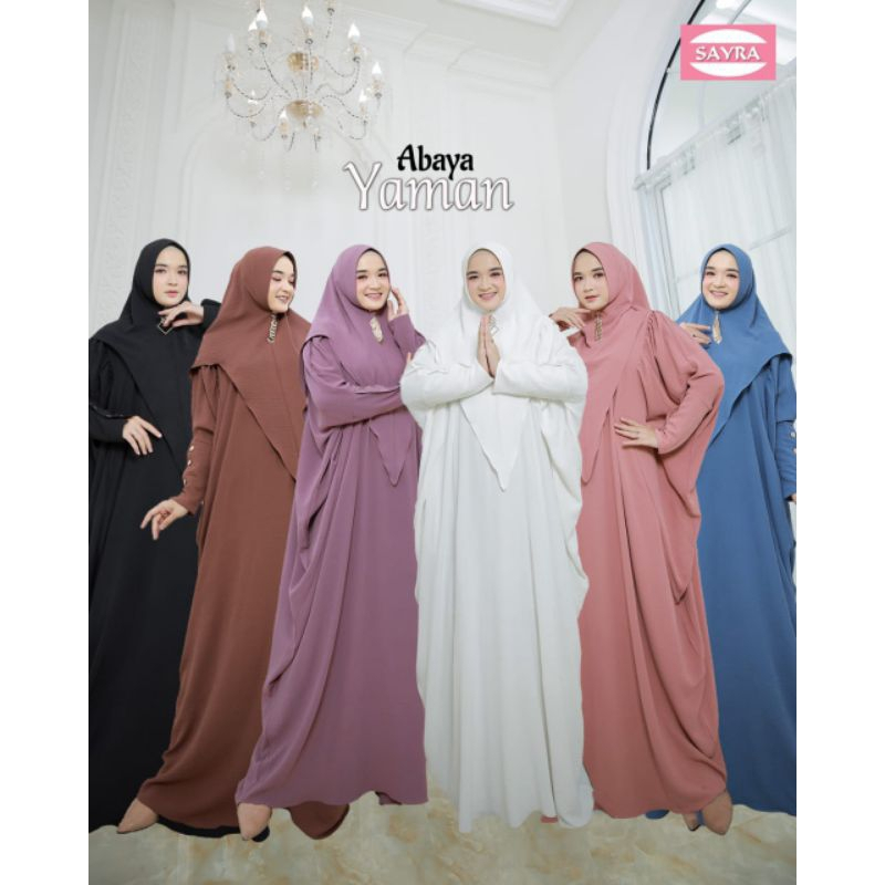 Gamis Abaya Yaman Dress Abaya Yaman Cringkle Airflow Gamis Abaya Remaja