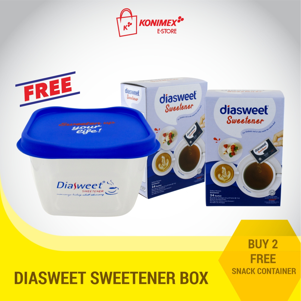 

Diasweet Sweetener box bonus Lunch Box