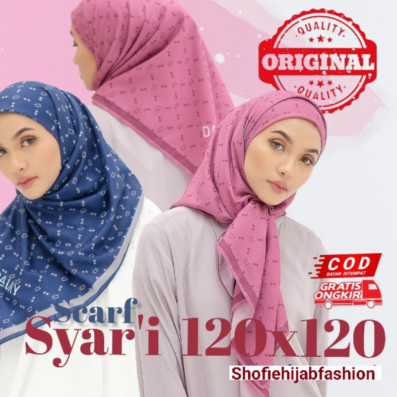 KERUDUNG SEGIEMPAT MOTIF TERBARU ELZATTA DAUKY ZOYA JILBAB SEGI EMPAT KRUDUNG SCARF PREMIUM SYARI LE
