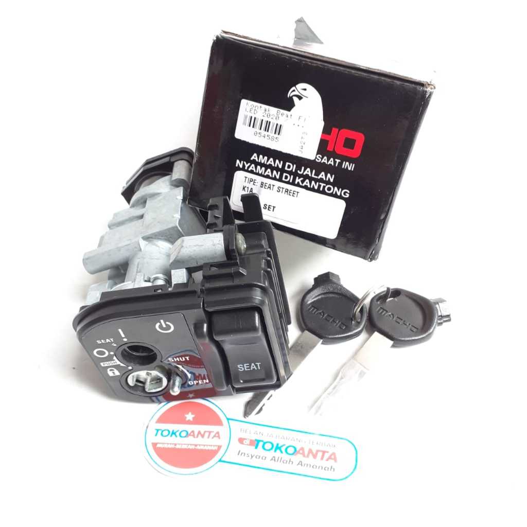 Kunci Kontak Set Kunci Jok Motor Honda Beat FI 2020 Beat Street K1A