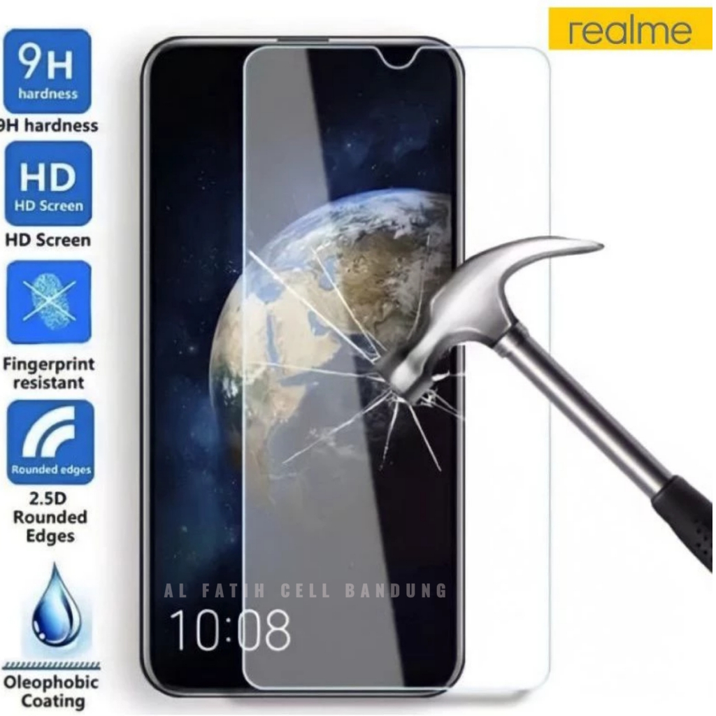 Anti Gores Kaca Bening 0.3 Realme C75 C61 C63 C65 C53 C51 C55 C35 C33 C31 C30 C1 C2 C3 C11 C12 C15 C