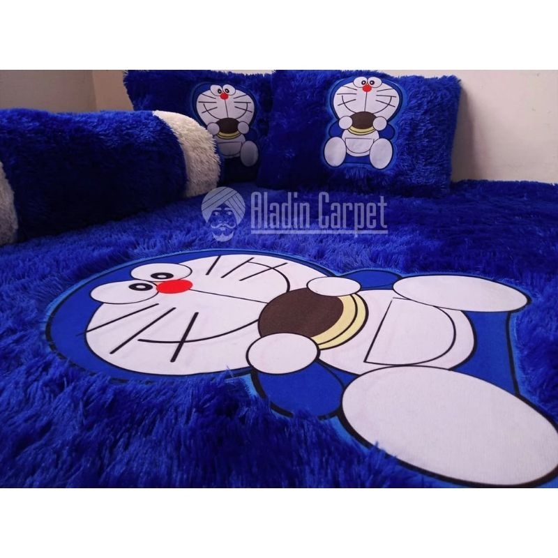 Surpet Anti Rontok Surpet Karpet Karakter 2 Bantal Busa Kuning Rasfur Premium