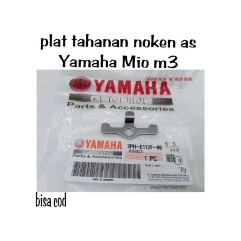 plat tahanan tekanan noken as plate 2 Yamaha Mio m3 2ph-e112f-00