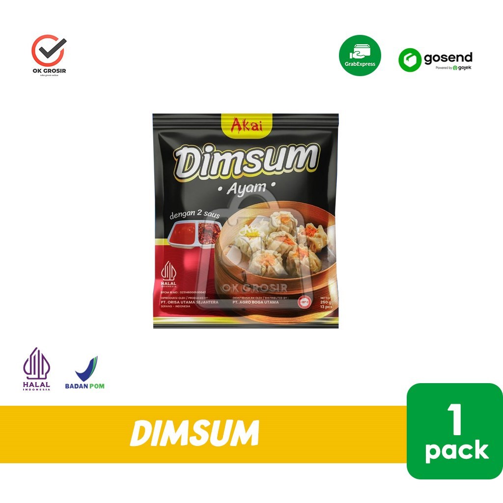 

Dimsum Ayam Frozen AKAI Aneka Topping 250gr (KHUSUS INSTANT)