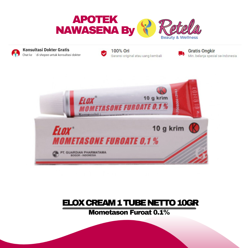 ELOX CREAM 10GR ( MOMETASON FUROAT 0.1% )