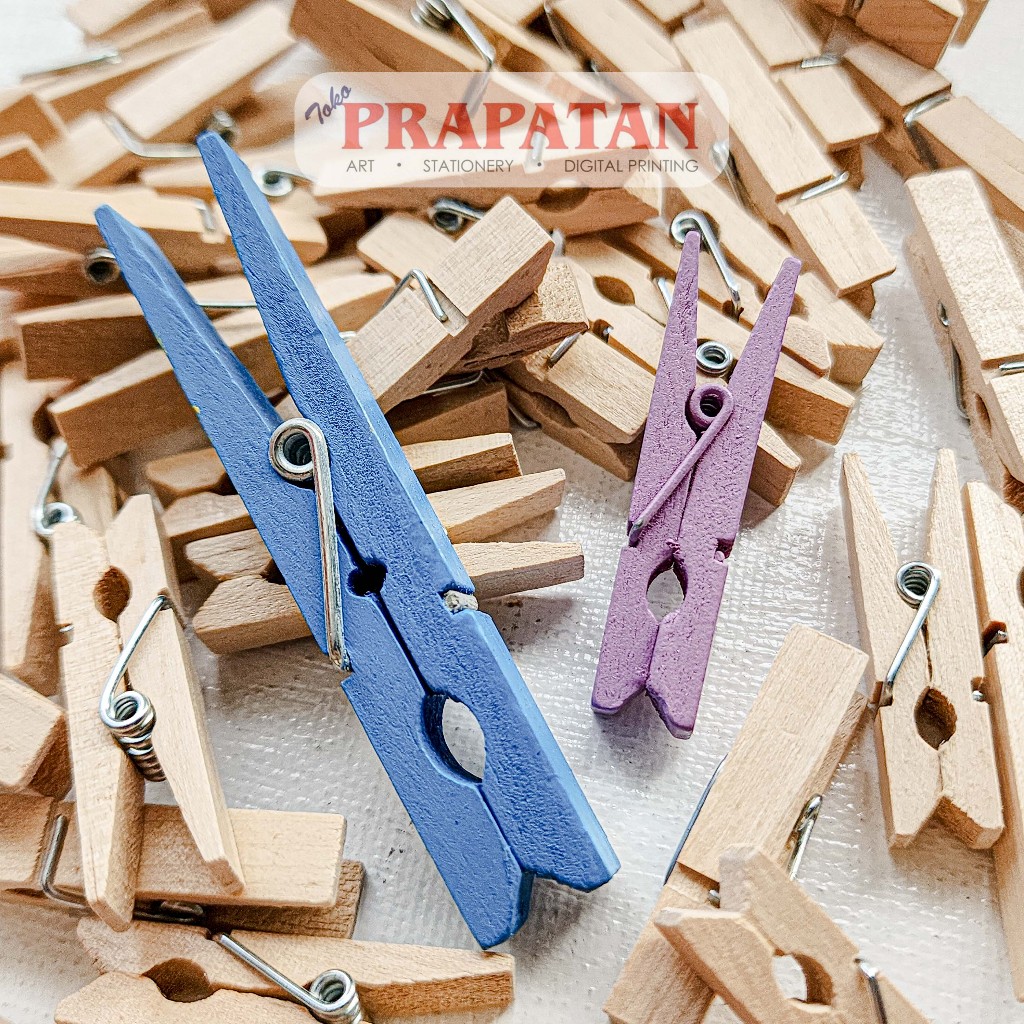 

Wooden Clip Color | Jepitan Foto Kayu Warna