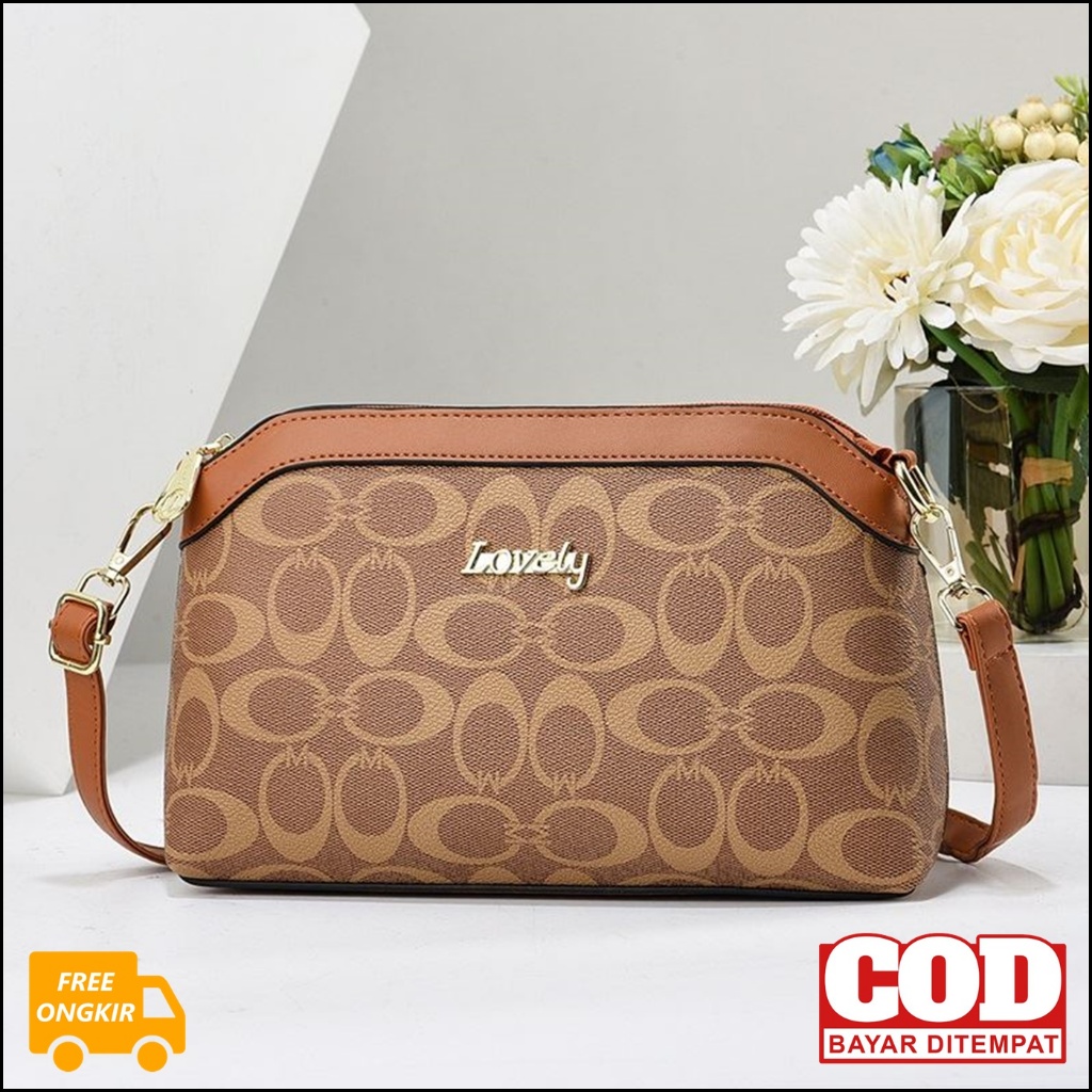 TAS SELEMPANG WANITA VTF023 TAS IMPORT SLINGBAG TAS KONDANGAN TAS MINI TAS KANTOR FASHION TAS CEWEK 