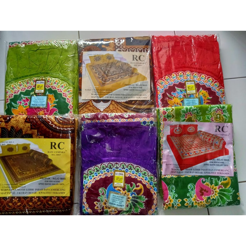 SPREI BATIK RC RATU CEMPAKA HALUS/SPREI BATIK PEKALONGAN