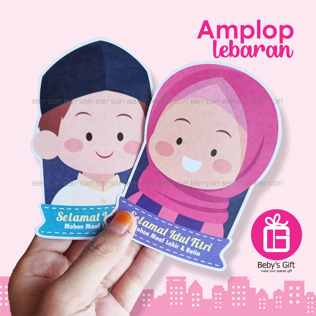

Amplop Lebaran Karakter Anak Muslim 3D