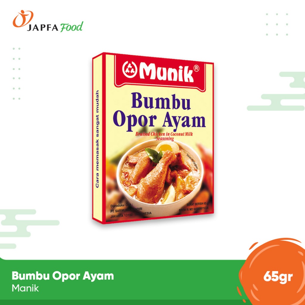 

Munik Bumbu Instant Opor Ayam 65gr