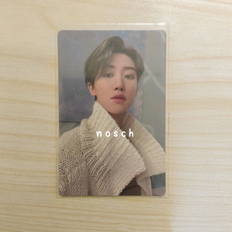 seventeen the8 minghao attacca carat ver pc photocard ( official )