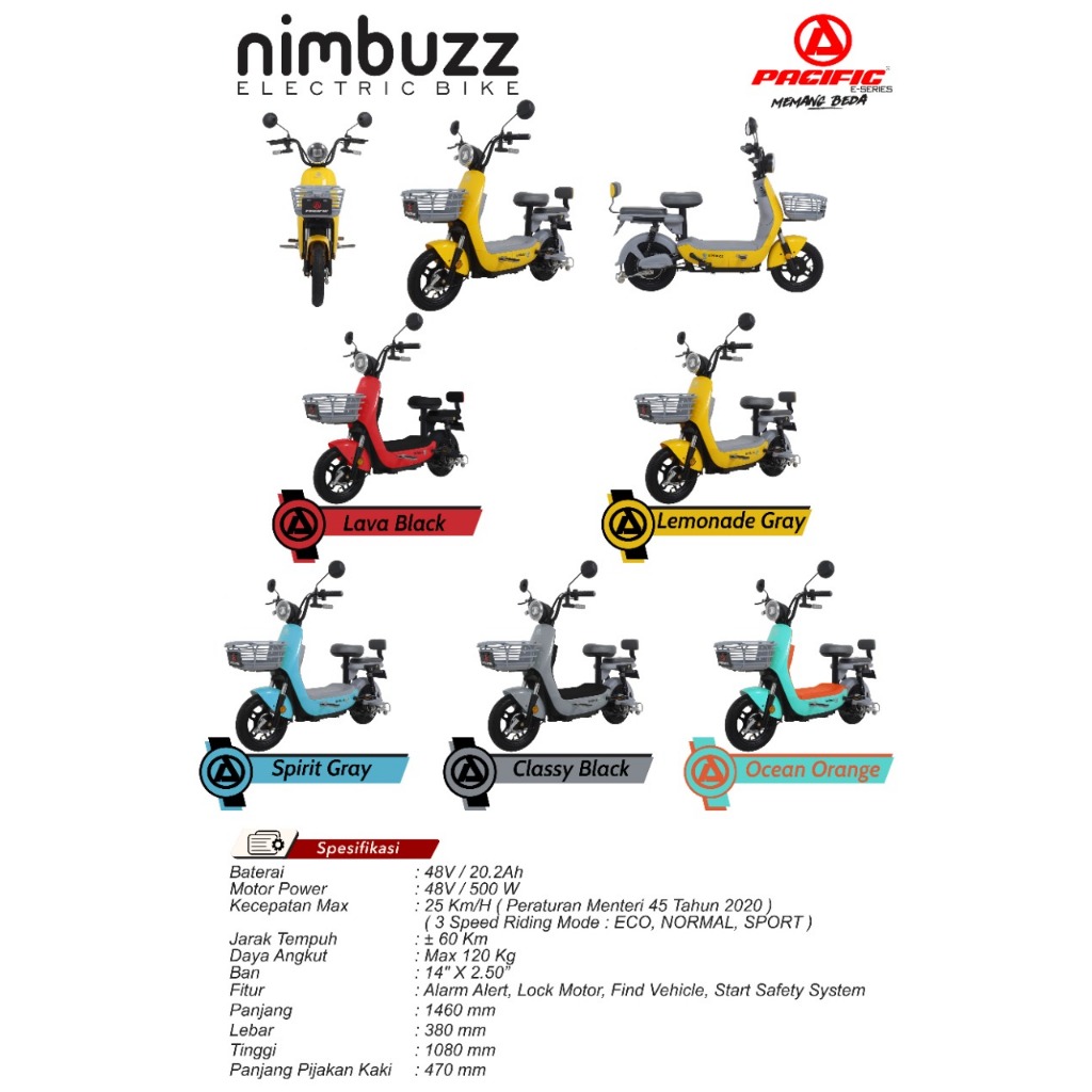 NIMBUZZ (EXOTIC) SEPEDA LISTRIK