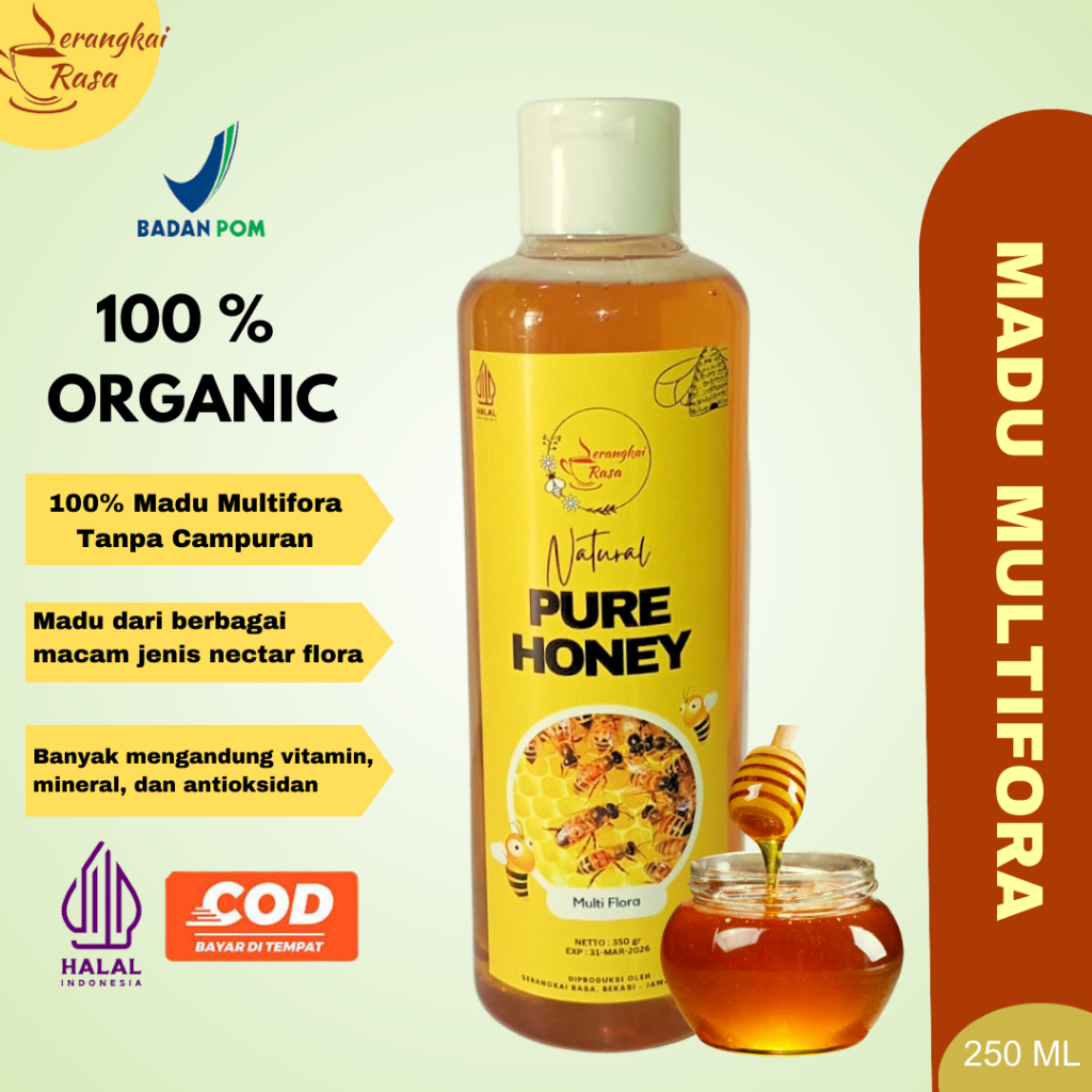 

Madu Asli Multiflora 350 gram