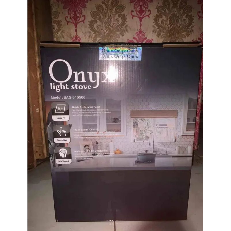 KOMPOR LISTRIK ONYX LIGHT STOVE MODEL SAG 0105 NEW GARANSI 1TAHUN