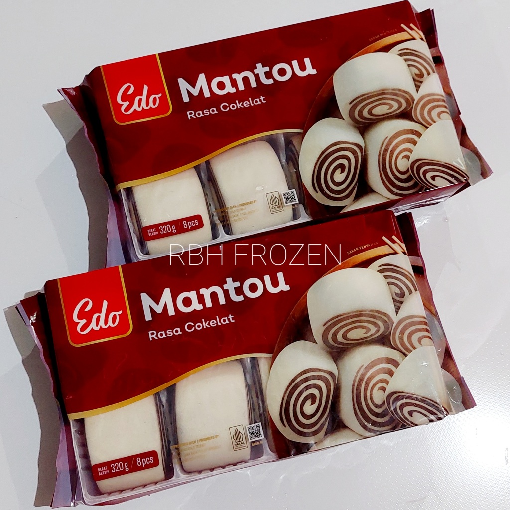 

Edo Mantou Cokelat / Roti Sepan 8's 320 Gr