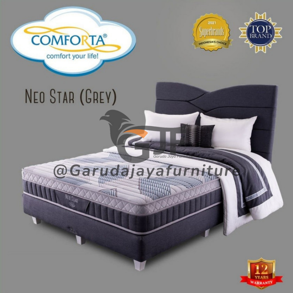 MATRAS /KASUR SPRING BED/COMFORTA NEO STAR / SPRING BED COMFORTA TERBARU UKURAN LENGKAP