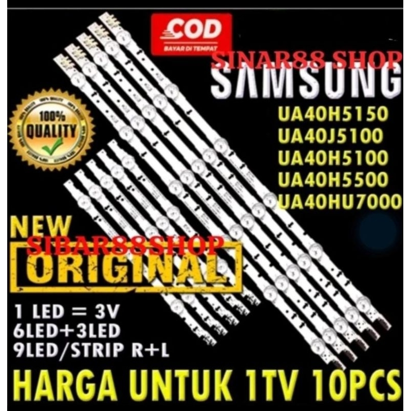 BACKLIGHT TV SAMSUNG 40 INC UA40J5100AK AK40H5100AW 40H5150