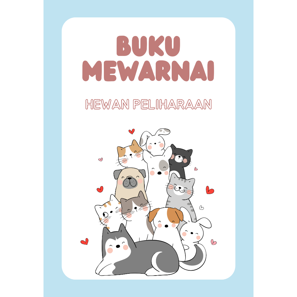 

no. 1 - Lembar Mewarnai Hewan paket 10 halaman