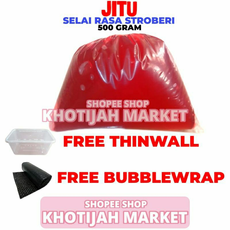 

Selai Rasa Stroberi Jitu Ekonomis 500 Gram