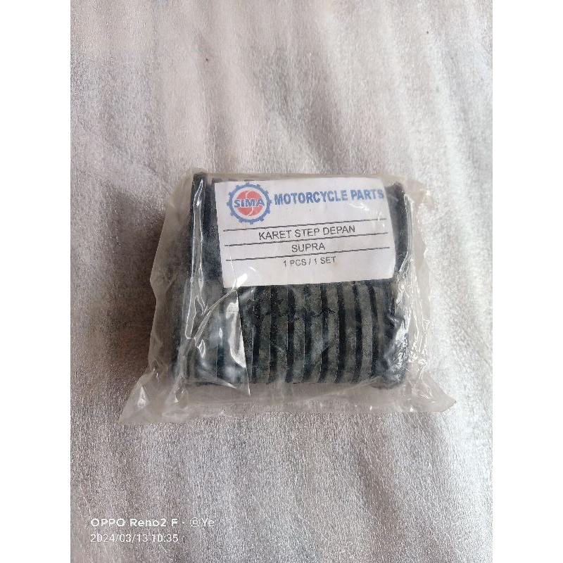 karet step footstep injakan depan Supra x 100 lama