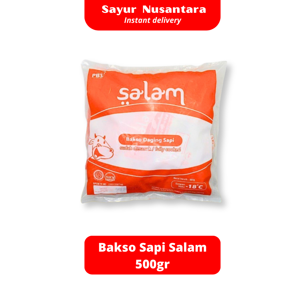 

Bakso Sapi Salam 500gr - Sayur Nusantara