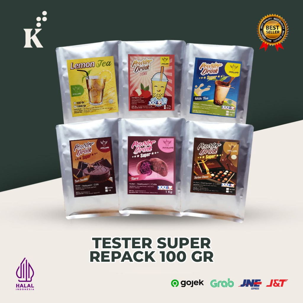 

Bubuk Minuman SUPER POWDER drink repack 100g pilih Varian