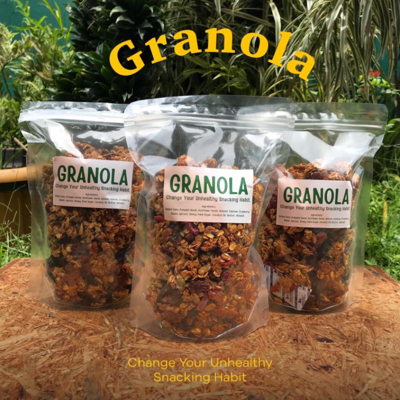 

Kode C Granola 500 gr | Healthy Snack | Oat Sereal