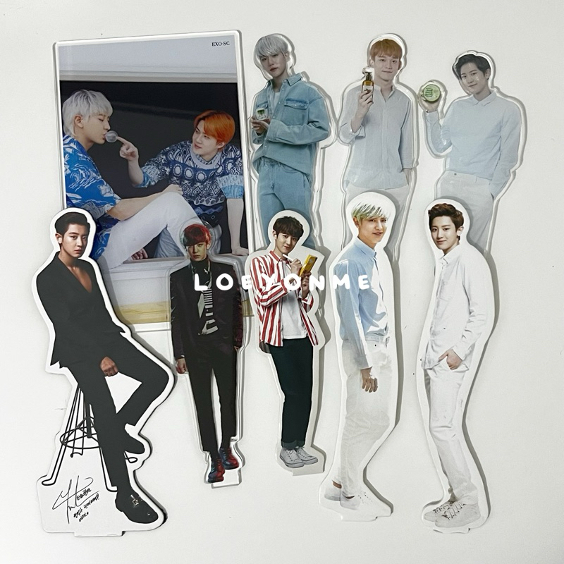 EXO Official Standee (Baekhyun / Chen / Chanyeol / Sehun) (Dicon / Nature Republic / EXOrDIUM / Naci