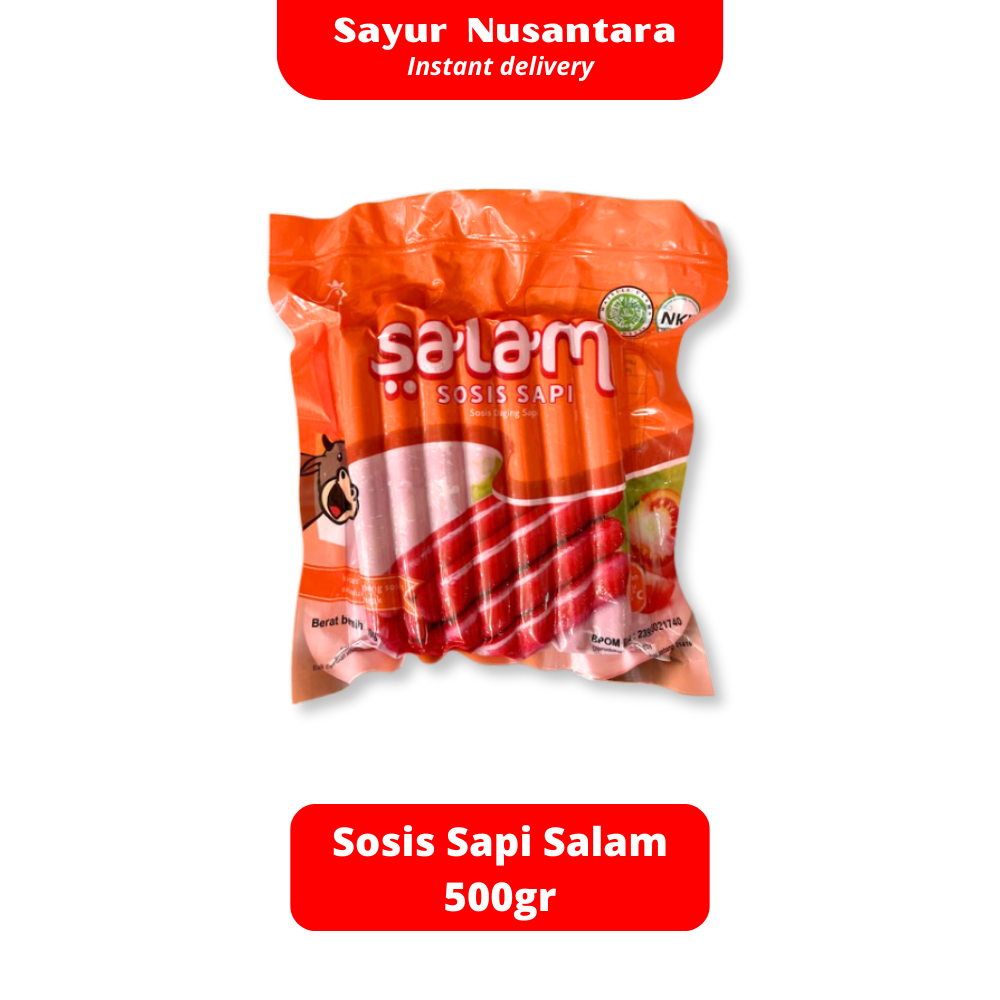 

Sosis Sapi Salam 500gr - Sayur Nusantara