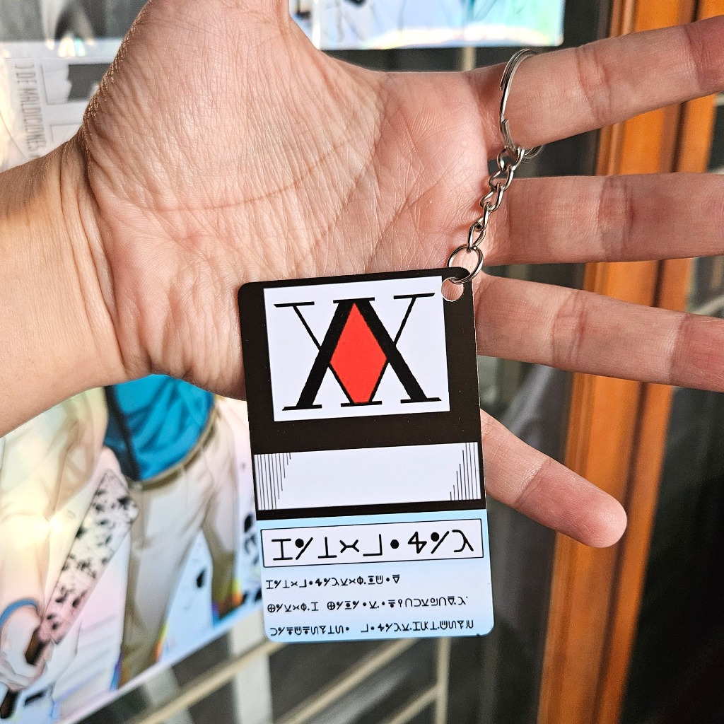 Gantungan Kunci/Tas Lisensi Hunter x Hunter Bahan PVC anti Air danti Luntur