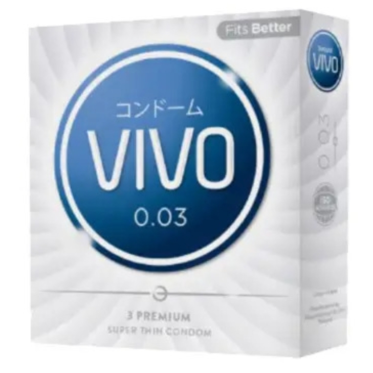 VIVO Sensitif 0.03 3's ~ Alat Kontrasepsi Pria..untuk Meningkatkan Hubungan Pasutri   [HERBALStore]