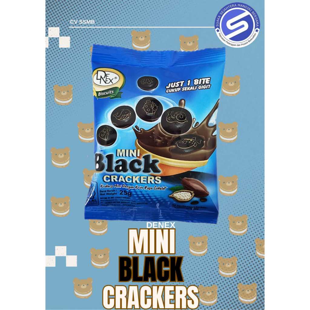 

MINI BLACK CRACKERS 25GR 1RENCENG ISI10PCS