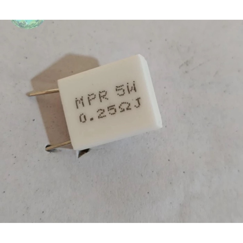 10 pcs resistor Nobel 5 watt / R nobel 5w 0.25.