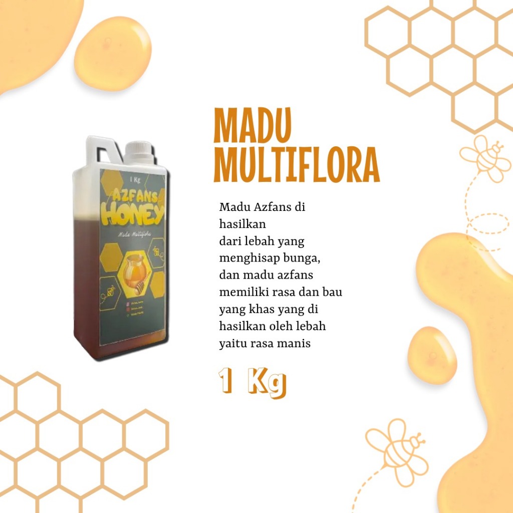 

Madu murni asli multiflora Kemasan 1 kg