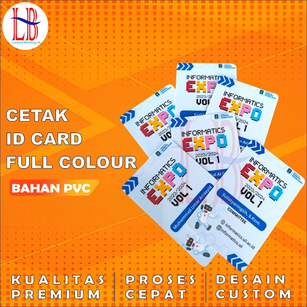 

CETAK ID CARD CUSTOME STANDAR ISO BAHAN PVC PRESS OVEN ANTI KELUPAS