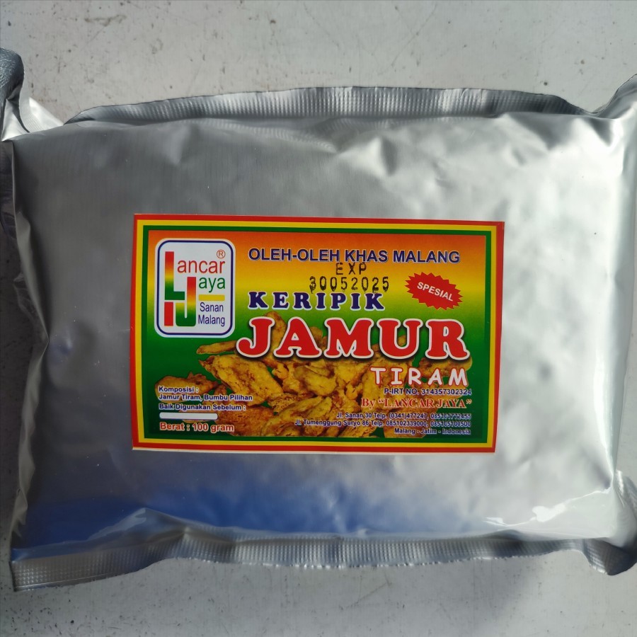 

Keripik Jamur Tiram Lancar Jaya khas Malang