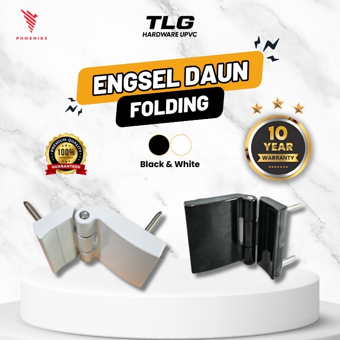 Engsel Daun Folding Pintu Lipat UPVC – Engsel Penghubung Folding Door Anti Karat – TLG