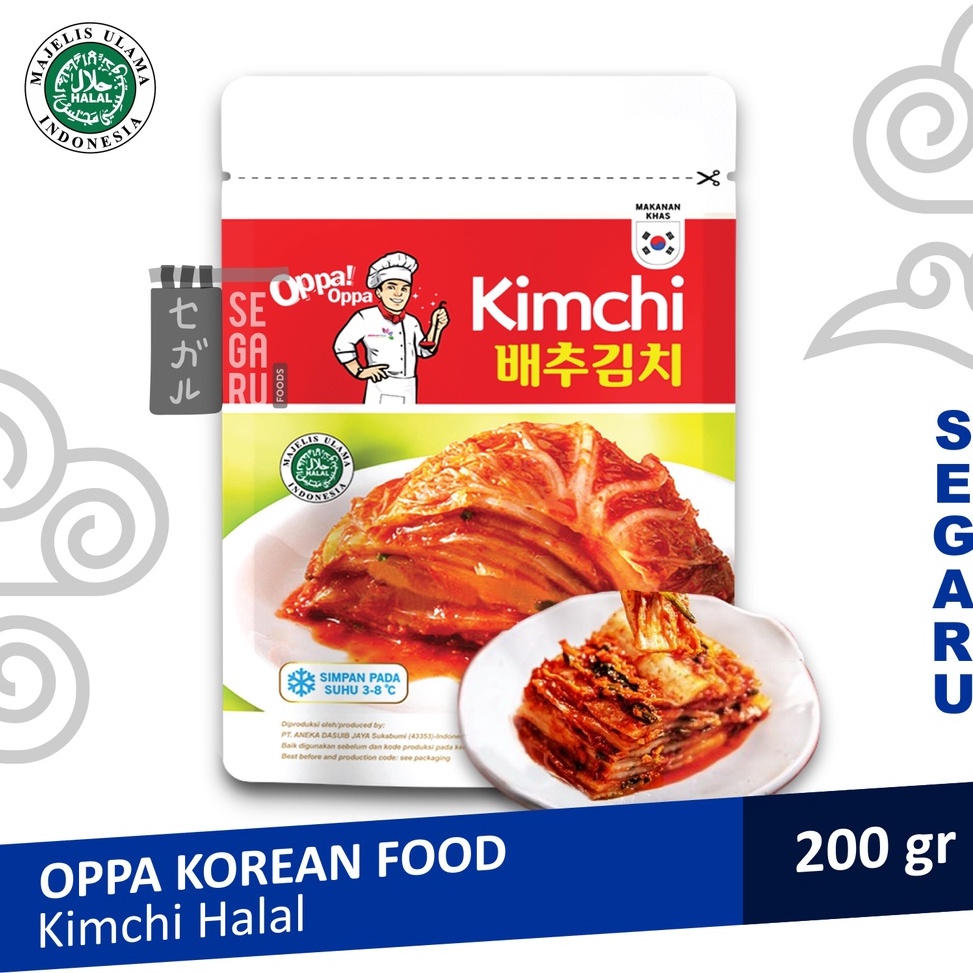 

TYM577 MPD KIMCHI Sawi Fresh Kimchi Korea Kimchi Halal 2 gram by OPPA