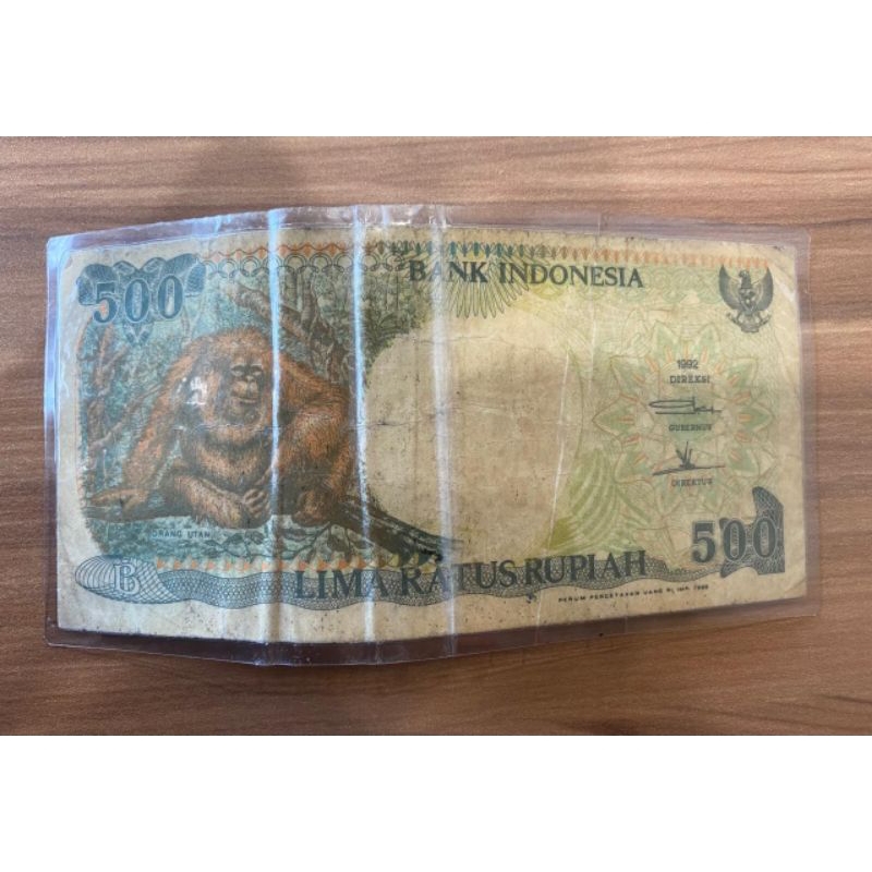 Uang 500 Gambar Monyet