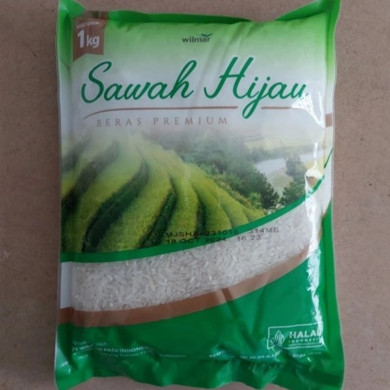 

Beras Kemasan Premium Sawah Hijau 1KG