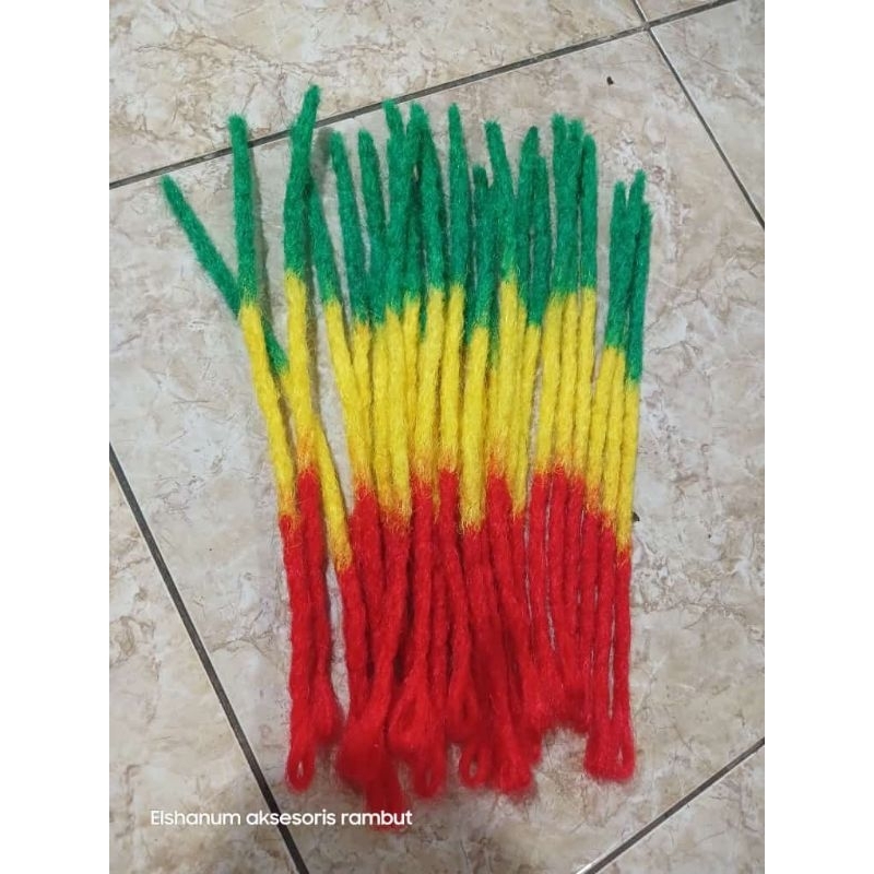 Rambut  Gimbal Sintetis 30 cm / Dreadlocks