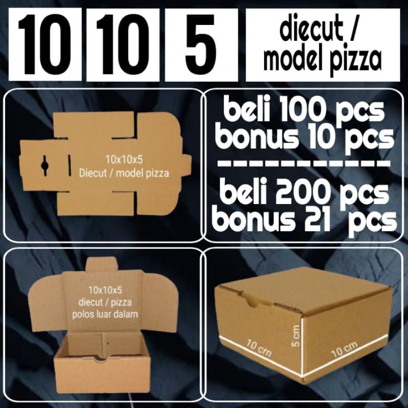 

Kardus Kemasan Model Pizza 10x10x5