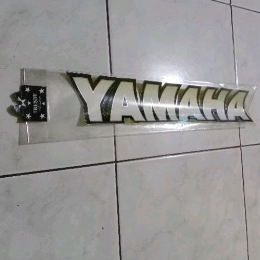 

stiker tulisan Yamaha stoc redy