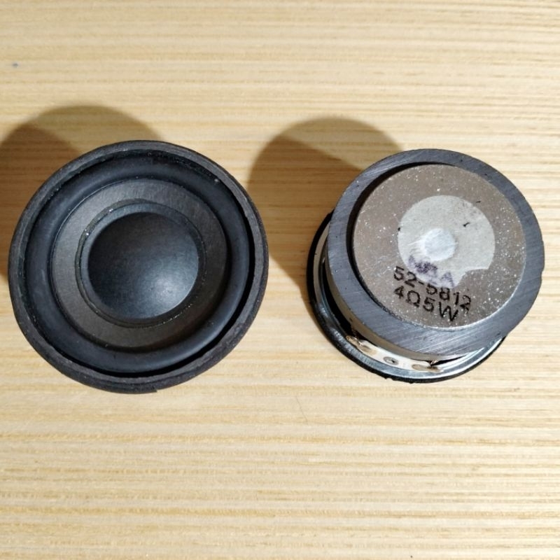 SPEAKER 2 INCH 4 OHM 5 WATT BULAT FULL BLACK SUARA BASS SPEAKER FULL RANGE