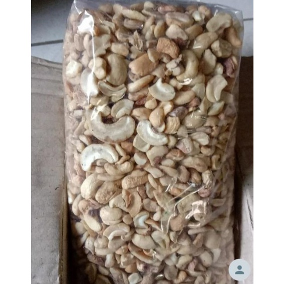 

SQM639 Kacang mede patahan murah 1kg mentah