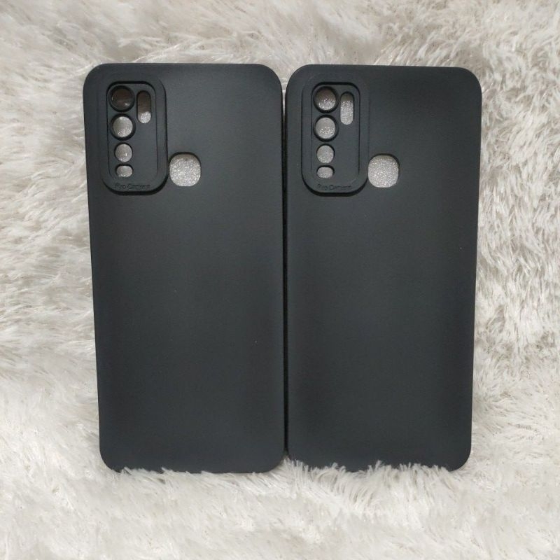 Softcase Cesing VIVO Y30 Y50 Silikon Macaron Pelindung Balakang Hp Bahan Full Karet
