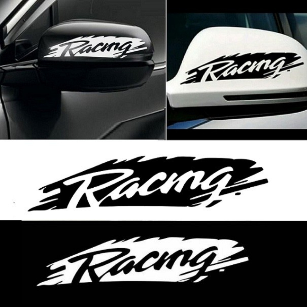 stiker mobil racing cutting sticker spion mobil racing keren