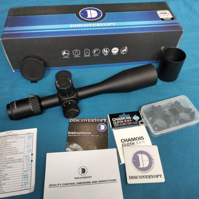 Telescope discovery lhd 8-32x56 sfir ffp zero stop