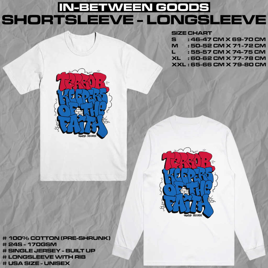 TERROR - KEEPERS OF THE FAITH | T-SHIRT | LONGSLEEVE | BAND MERCH