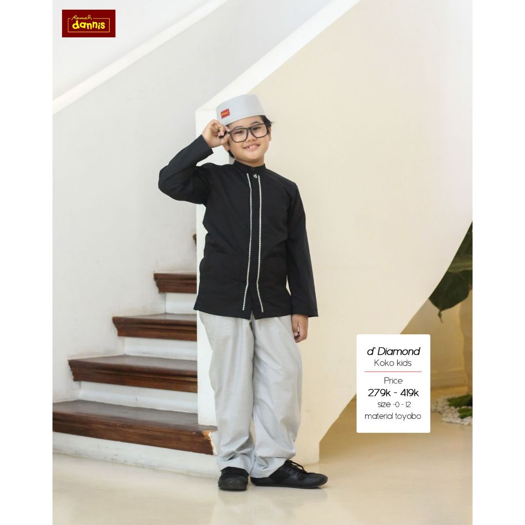 Sarimbit Dannis TA D'Diamond Anak Laki-Laki Size 2,4,5,6,7,8,9,10,11,12